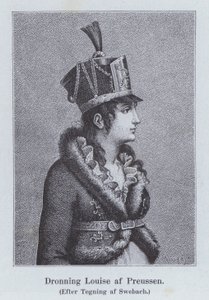Louise van Mecklenburg-Strelitz, koningin-gemalin van koning Frederik Willem III van Pruisen door Jacques Francois Joseph (after) Swebach