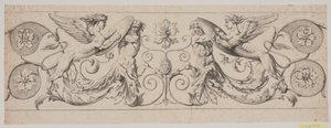 Decoratieve fries met centauren en sfinxen
