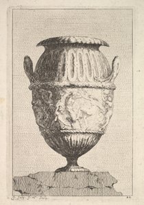 Ontwerp voor een vaas met een Bacchisch fries, uit: Vazen, 1746