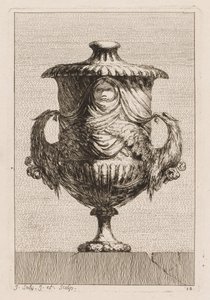 Suite van vazen: Plaat 12, 1746 door Jacques Francois Joseph Saly