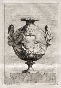 Suite van vazen: Plaat 19, 1746 door Jacques Francois Joseph Saly