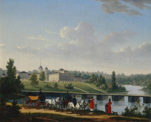 De Wandeling. Het Golitsyns Landgoed Pekhra-Yakovlevskoye, 1820 door Jacques Francois Joseph Swebach