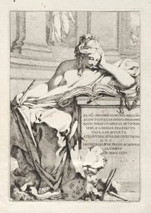 Suite van Vazen: Titelpagina door Jacques François Saly