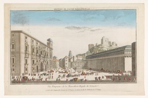 Gezicht op de Real Chancillería te Granada