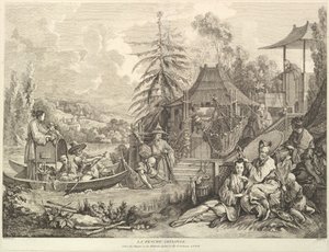 De Chinese visserij, uit Chinoiseries, na 1743