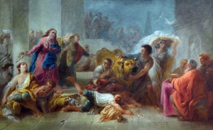 Christus verdrijft de kooplieden uit de tempel