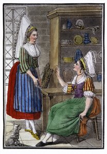 Boerinnen van Normandië door Jacques Grasset de Saint Sauveur