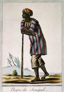 Senega Negro, kleurengraving uit Encyclopedie des Voyages door Jacques Grasset de Saint Sauveur