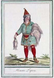 Lapse man - in "Encyclopédie des voyages" door Grasset Saint Sauveur, ed. Parijs 1796