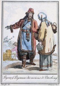Boer en boerin van Petersburg - in 