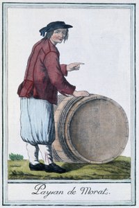 Boer van Morat (Zwitserland) - in "Encyclopedie van Reizen" door Grasset St Sauveur, ed. 1796 door Jacques Grasset de Saint Sauveur