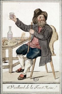 Vieillard de la Forêt noire - in Encyclopédie des voyages door J. Grasset Saint-Sauveur