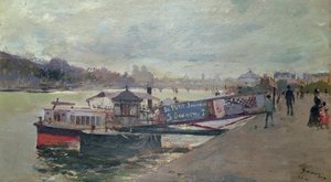Havenscène, 19e eeuw