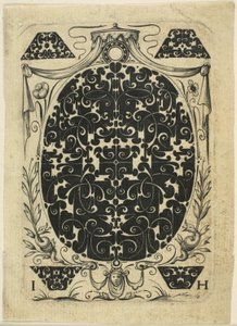 Ornamentale plaat II door Jacques Hurtu