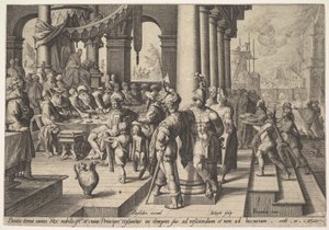 Allegorie van de Regering van een Wijze Koning door Jacques II de Gheyn