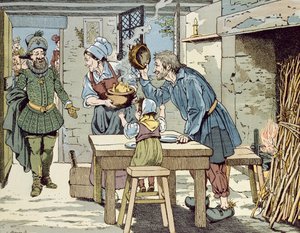 Hendrik IV, Koning van de Armen die wil dat al zijn onderdanen een kip hebben voor het zondagse diner, ca. 1900