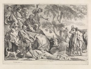 Hercules en Cacus door Jacques Jordaens