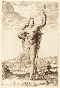 Een jonge Pictische vrouw, ca. 1585