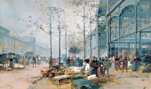 Les Halles, Parijs door Jacques Lieven