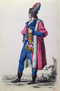Kostuum van een Vertegenwoordiger van het Franse Volk in 1793, uit 