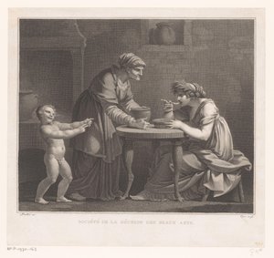 Bespotting van Ceres door Jacques Louis Copia