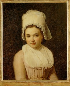Catherine-Marie-Jeanne Tallard, echtgenote van Francois Lamy, burgemeester van Sougere/Yonne ... door Jacques Louis David