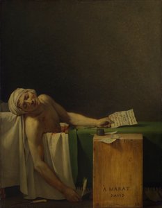 De dood van Marat door Jacques Louis David