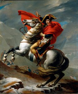 Ruiterportret van Napoleon I Bonaparte