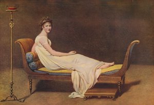 Madame Recamier, 1800, c1915 door Jacques Louis David