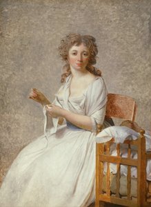 Madame de Pastoret en haar zoon, 1791-92 door Jacques Louis David
