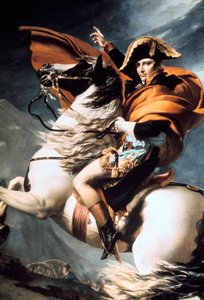 Napoleon Steekt de Alpen Over, detail, ca. 1800