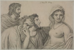Phrynè voor de rechters, ca. 1816-1820