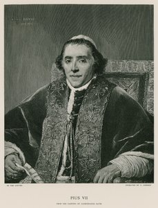 Paus Pius VII door Jacques Louis David