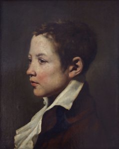 Portret van een jonge jongen door Jacques Louis David
