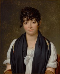 Portret van Suzanne Le Peletier de Saint-Fargeau door Jacques Louis David