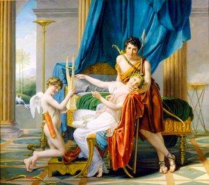 Sappho, Phaon en Cupido