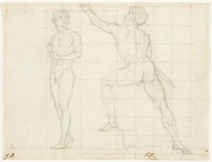 Studie voor "De Verdeling van de Adelaars"
