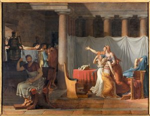 De Lictors rapporteren aan Lucius Junius Brutus de lichamen van zijn zonen