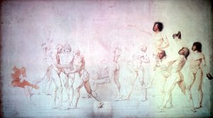 De Eed in de Tennisbaan, 1791 door Jacques Louis David