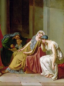 De eed van de Horatii (detail) door Jacques Louis David
