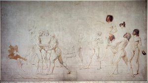 De eed van het palmspel (20 juni) door Jacques Louis David