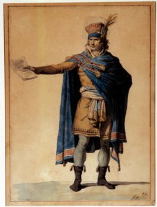 De vertegenwoordiger van het volk in functie door Jacques Louis David