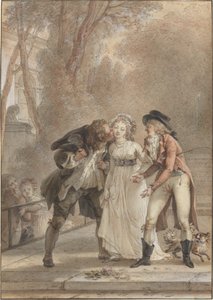 Geleende kus door Jacques Louis François Touzé