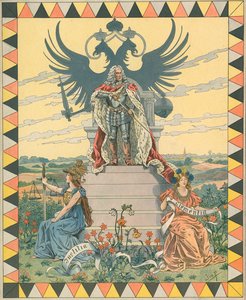 Oostenrijk - Nationaal volkslied door Jacques Marie Gaston Onfray de Breville (Job)