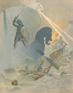Denemarken - Nationaal lied door Jacques Marie Gaston Onfray de Breville (Job)