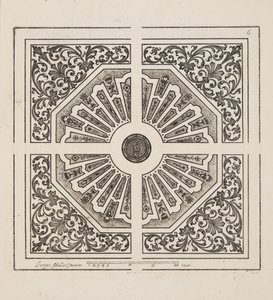 Ontwerp voor Parterre, uit Theatre des Plans et Jardinages, uitgegeven 1652