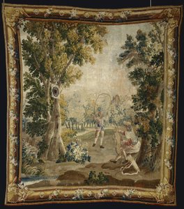 Boogschieten, uit Amusements Champêtres door Jacques Nicolas Julliard
