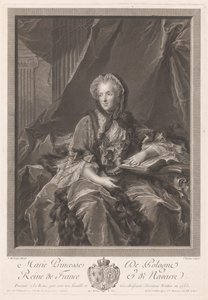 Portret van koningin Maria Lesczinska