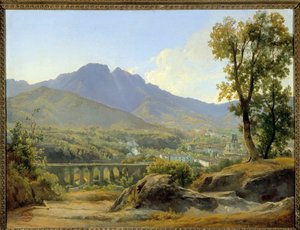 Landschap, Uitzicht vanaf Villa Cava