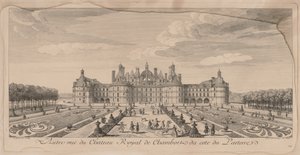Chateau Chambord vanuit de tuinen